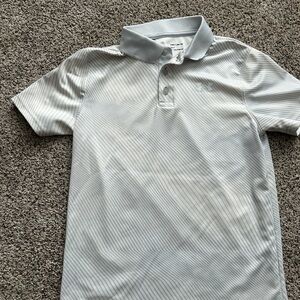 Under Armour Boy’s Gray Striped Polo Shirt